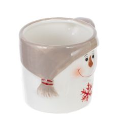 GAEM Чашка с блюдцем "Снеговик", 150 мл, L13 W12 H8 см