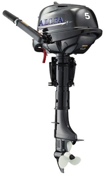 Лодочный мотор ALLFA F5S 5 л.с. четырехтактный