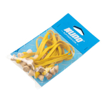 KUPO BG5006Y Elastic cable tie (10 pcs/pack) 6,00 mm (W)*5"(L), yellow Стяжка-петля, желтая (10 шт)