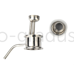 Узел отбора с чашкой под диоптр и направляющим конусом , кламп 2 дюйма