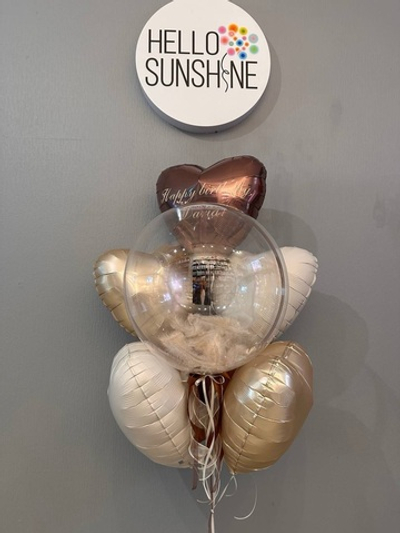 Набор шаров с парящей фотографией