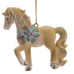 GAEM Фигурка декоративная подвесная "Лошадка", L7,5 W2,5 H8 см