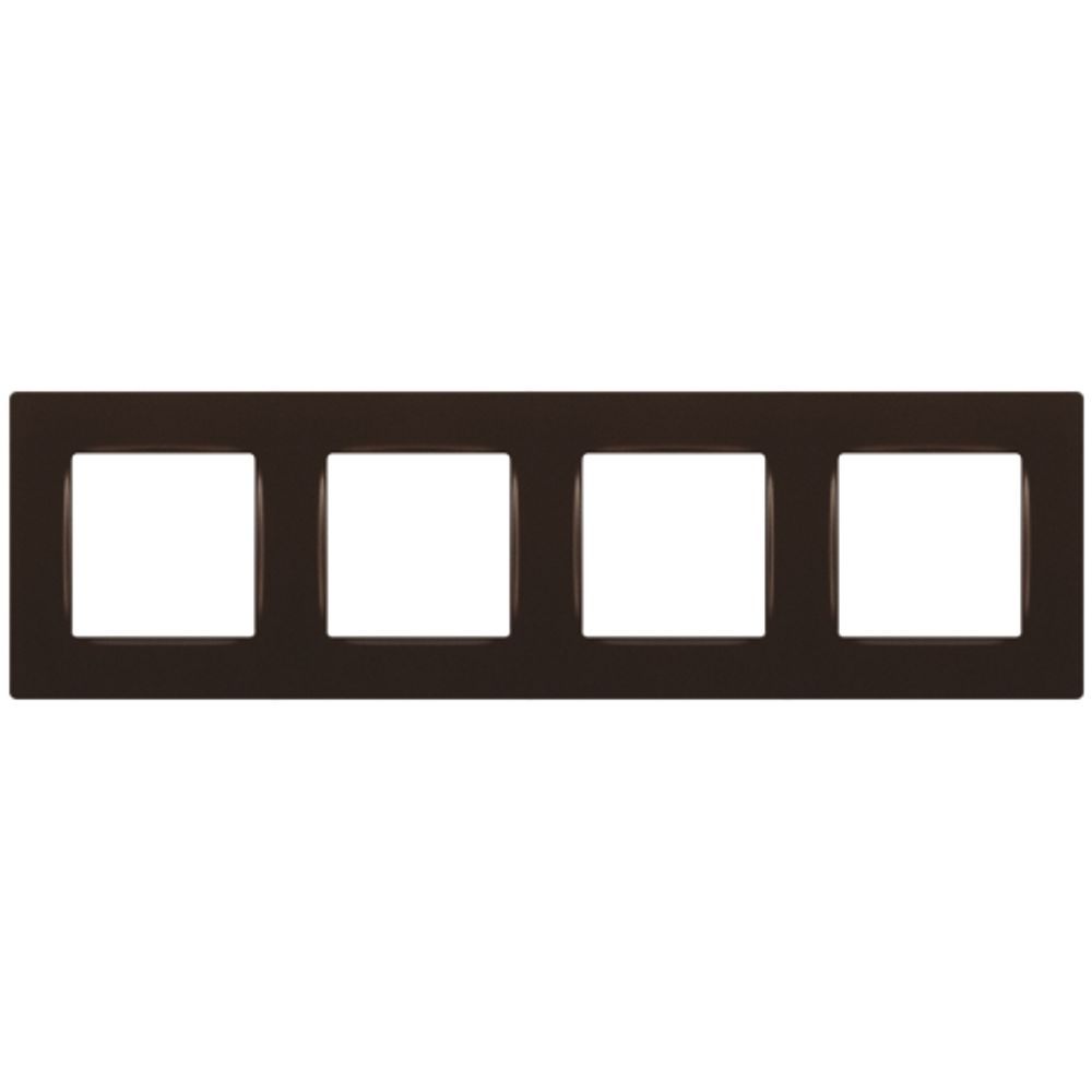 Рамка для розеток и выключателей ЭРА Серия 12 12-5204-13 на 4 поста, Классик, бронза