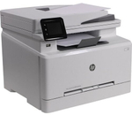 МФУ лазерное HP  Color LaserJet Pro MFP M283fdw (7KW75A) {A4, 21стр/мин, 600x600 dpi, 256Мб, duplex, сетевой, WiFi, USB2.0, AirPrint)