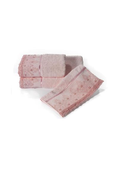 Набор махровых салфеток СЕЛЕН   Soft Cotton розовые
