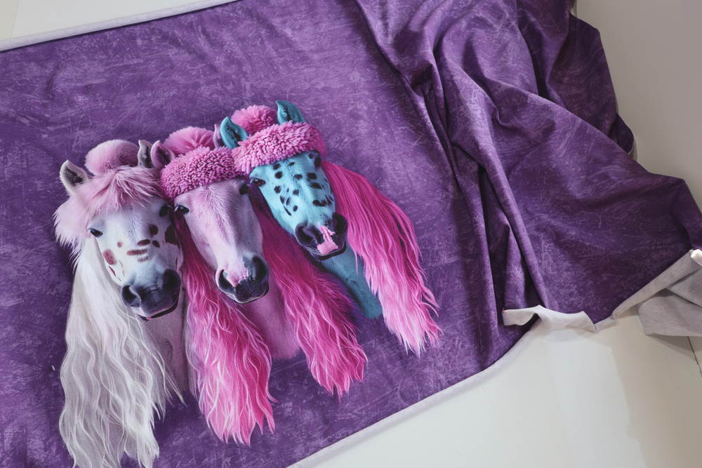 РОЗОВЫЕ ЛОШАДКИ - Кулирка с лайкрой, компакт пенье (ДЖ66 Маша) (к2 высота 55см, обрезан сверху и снизу)