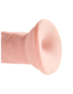 Фаллоимитатор на присоске Тройная плотность King Cock Plus 6 Triple Density Cock - Flesh
