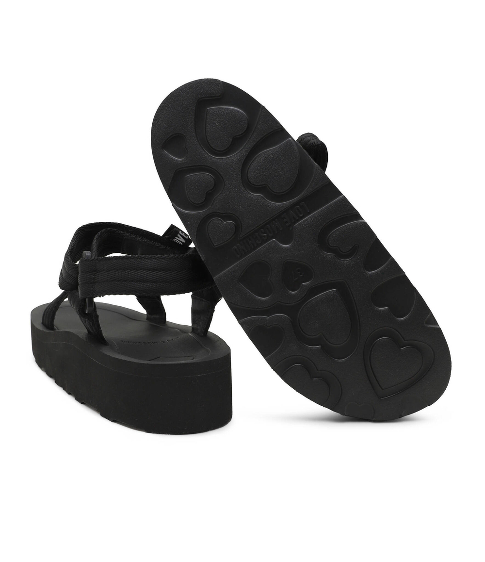 Босоножки Love Moschino - черный(JA16444I0IIX9)