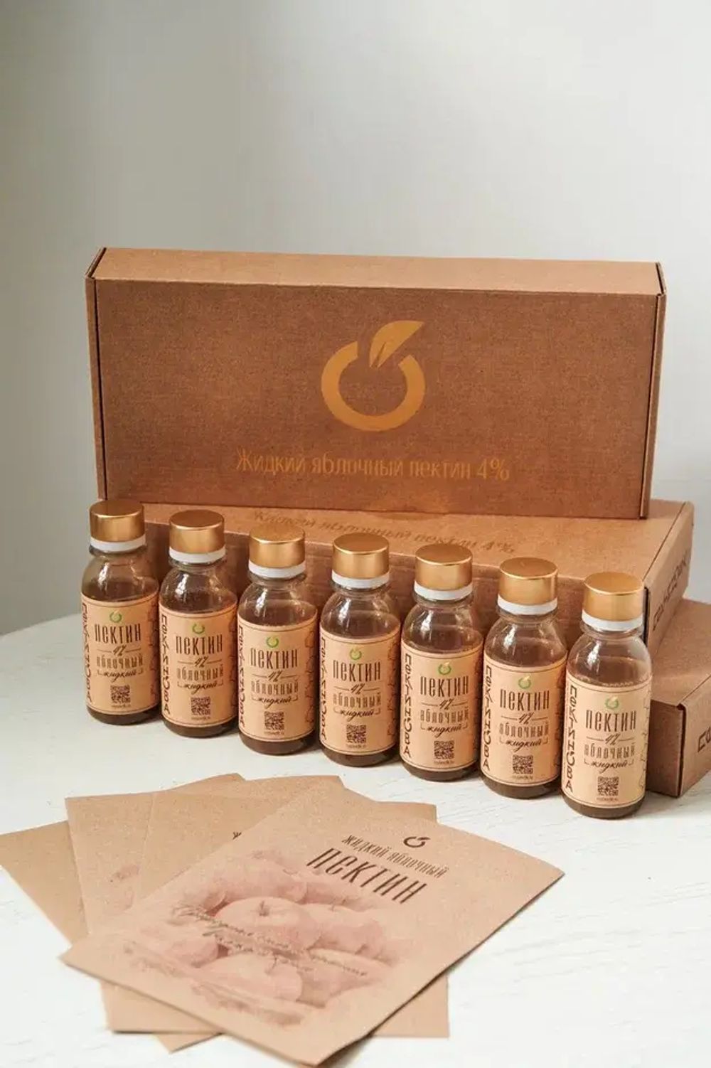 "ПЕКТИНОВА" Жидкий яблочный пектин, курс 1 неделя, 7 бут.