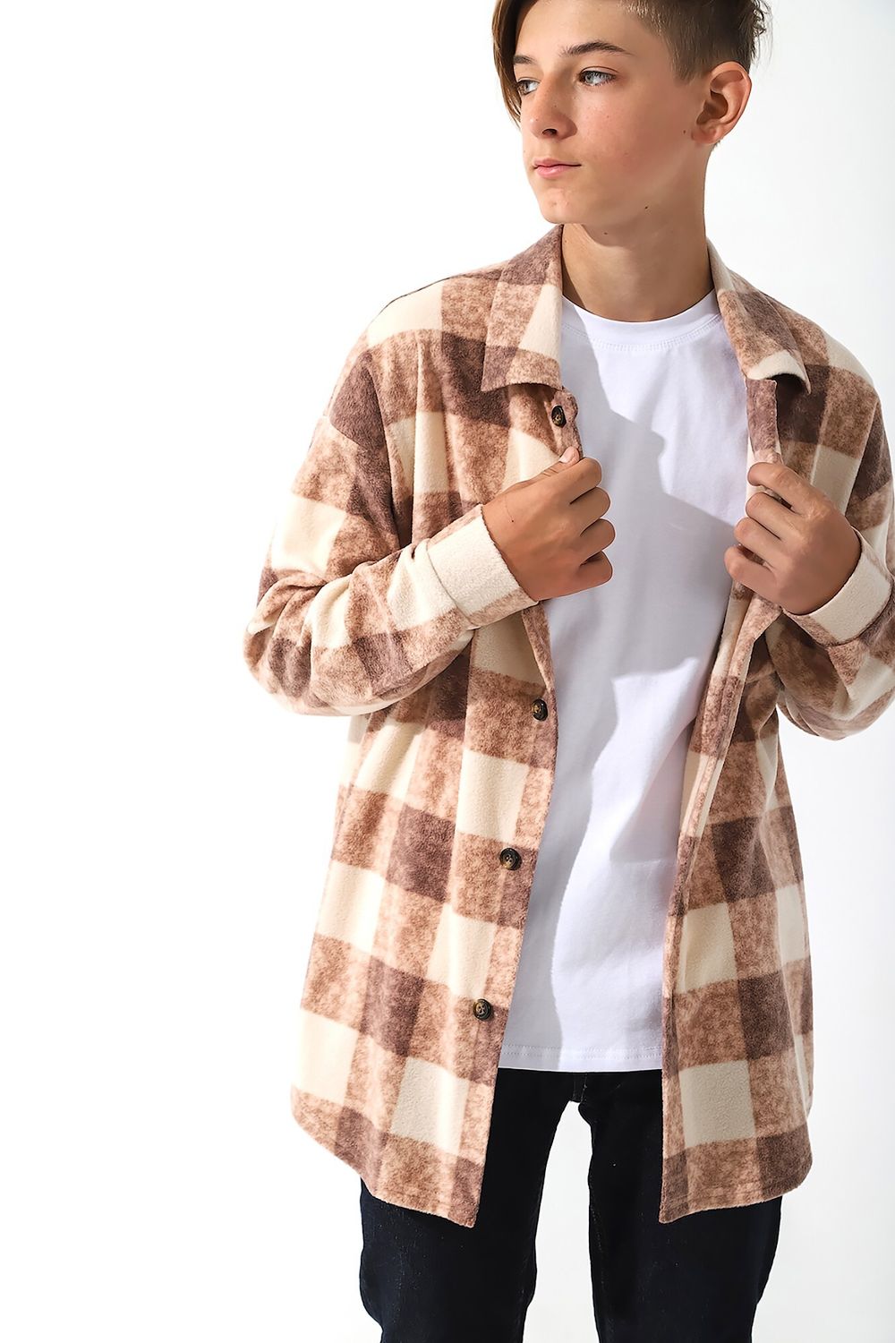 Толстовка мальчик Рубашка Гамбит-2 Виотекс БЕЖЕВЫЙ