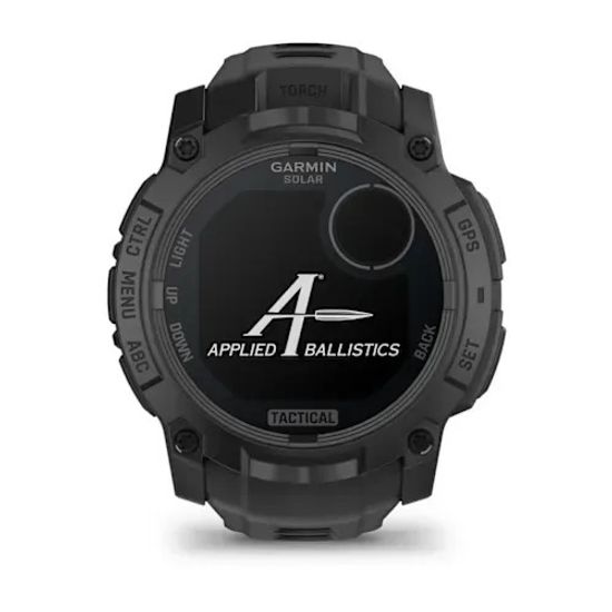 Умные часы Garmin Instinct 3 Solar Tactical 50 mm Black with black band