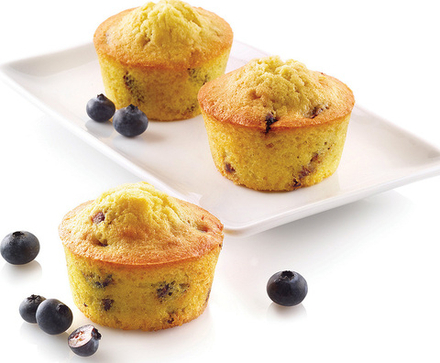 Форма для запекания Silikomart Sf023 Muffin, овальная, силикон, 18 33,5 см
