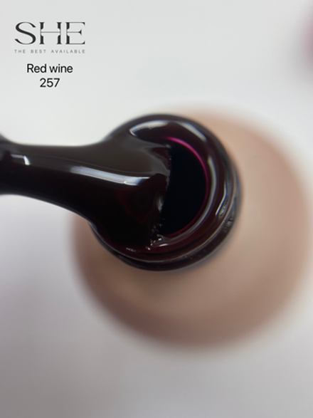 Гель-лак SHE RED WINE, 257 10 ml