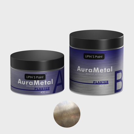 Жидкий металл AuraMetal Plaster Бронза