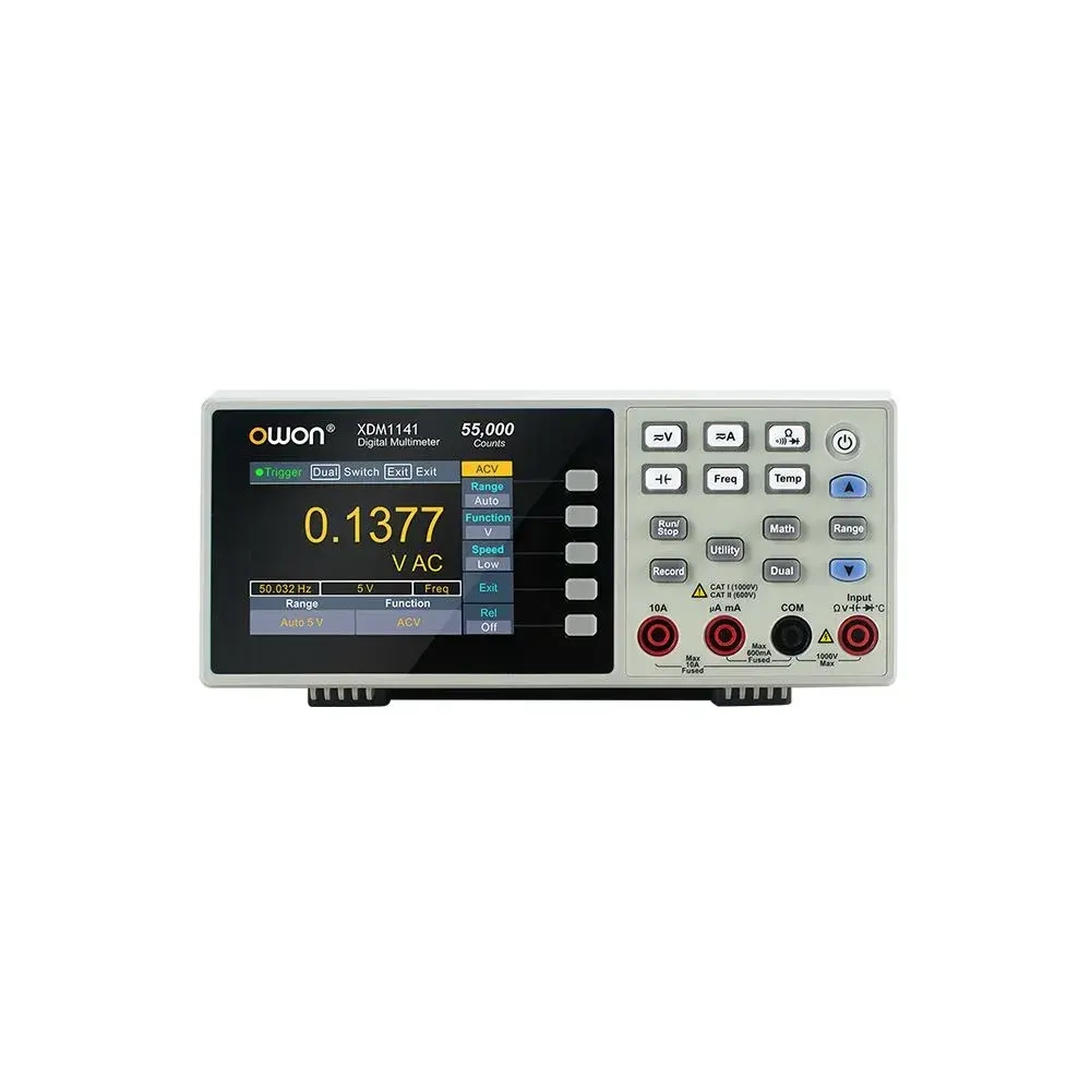 Mультиметр XDM1141 OWON настольный цветной LCD разрядность 55000