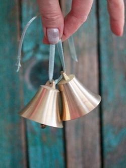 Колокольчик большой латунь 4,8х5 см (2 шт)