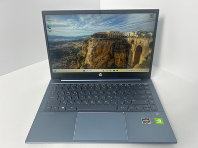 Ноутбук HP Pavilion 14-ec0002ur (491U8EA) 14"/AMD Ryzen 5 5500U/RAM 8 GB/SSD 512 GB/GF MX450 2G/1920x1080/IPS/Windows 10/Подсветка кл-ры:LED/синий. Состояние: B2