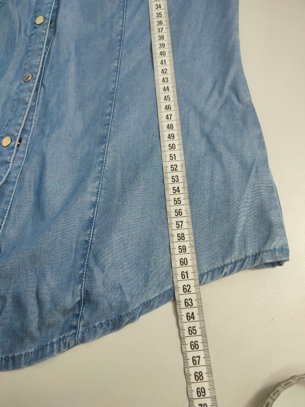 Рубашка Love Republic "под джинсу" 44 размер