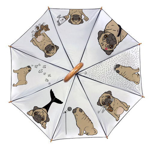 Зонт "Веселые Мопсы"