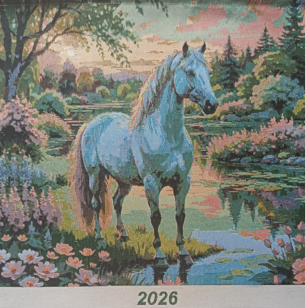 Календарь из гобелена на 2026 год На берегу 38х54