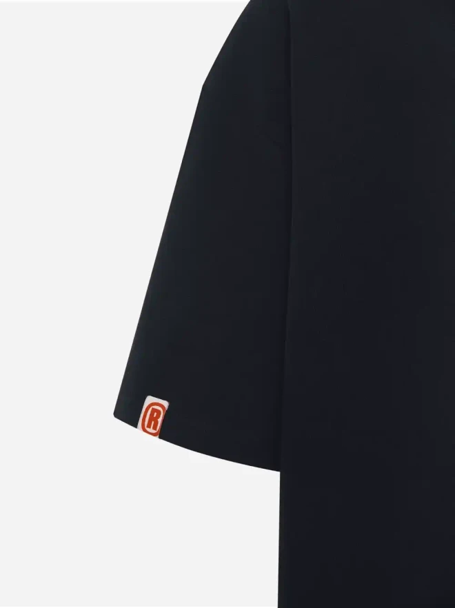 Футболка базовая из хлопка черная