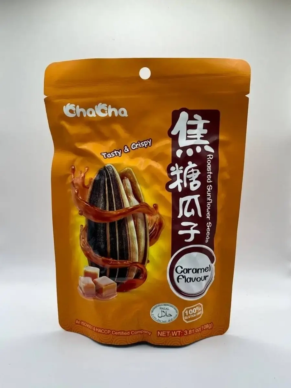 Китайские семечки со вкусом карамели Чача Qiaqia/(ChaCha)