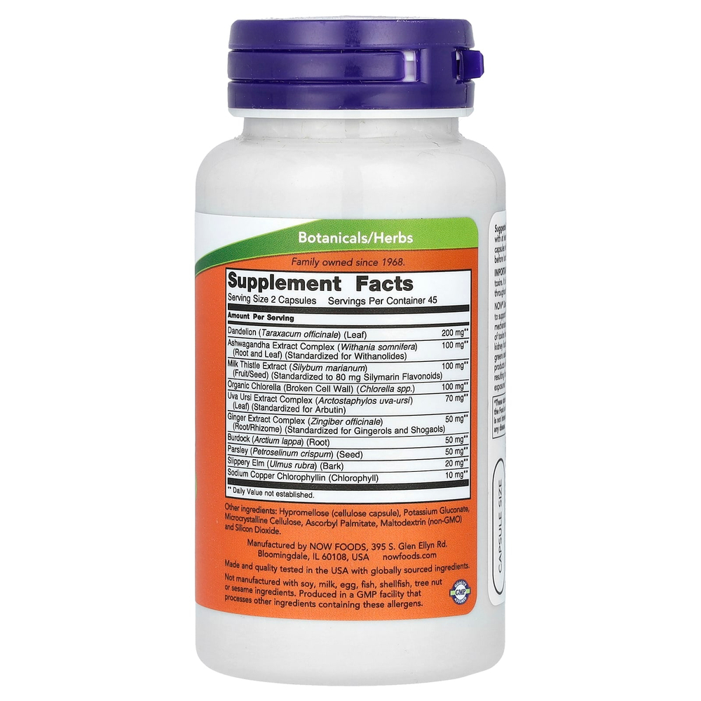 NOW Foods, Детокс и очищение, 90 капсул