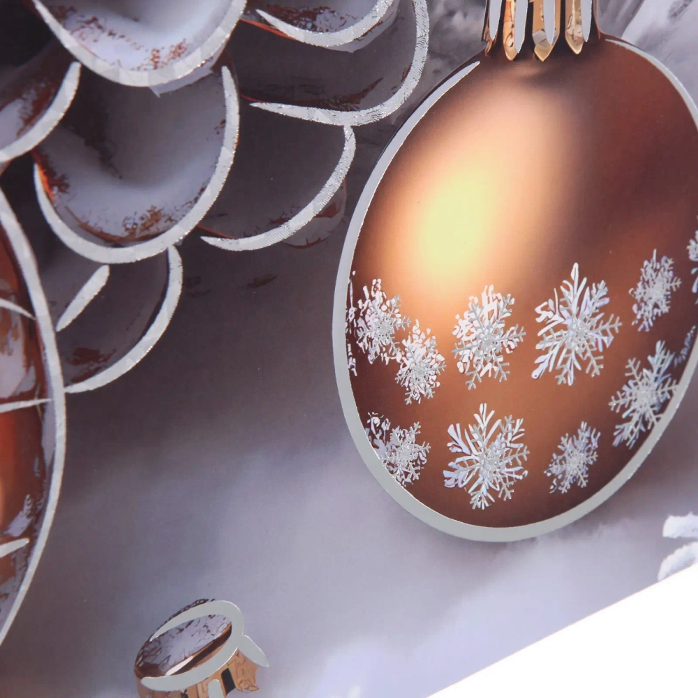 Пакет подарочный «Морозный денек» 31*40*12 см, микс