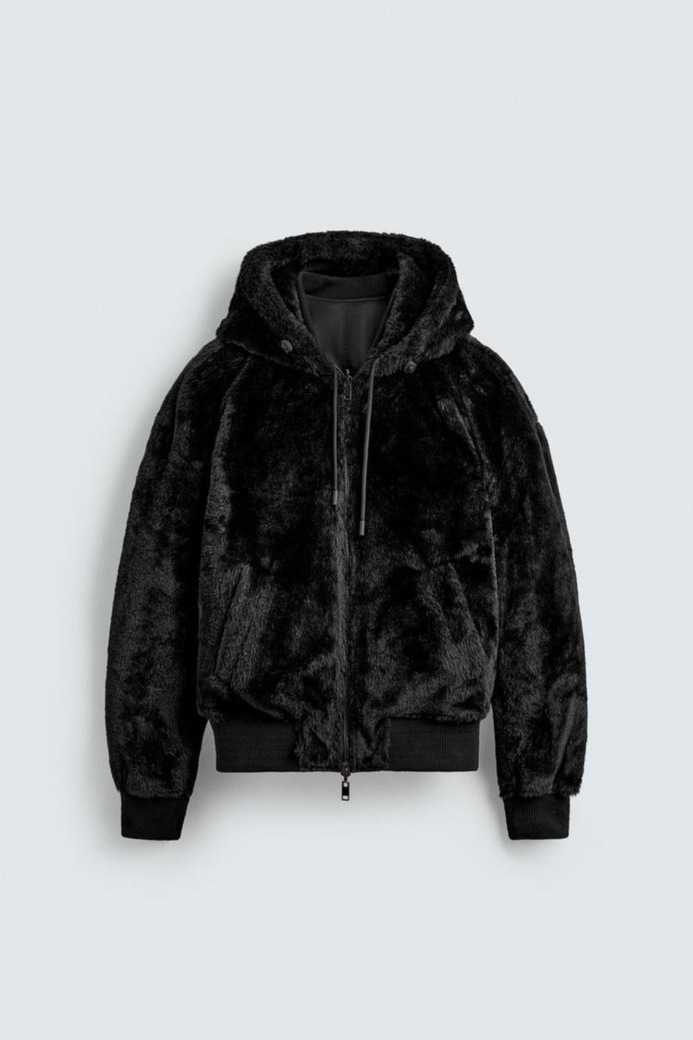 ZARA БОМБЕР REVERSIBLE, ЧЕРНЫЙ