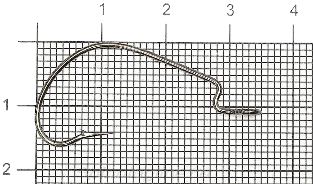 Крючок Офсетный KOI KH6201-1/0BN №1/0 10шт Offset Worm