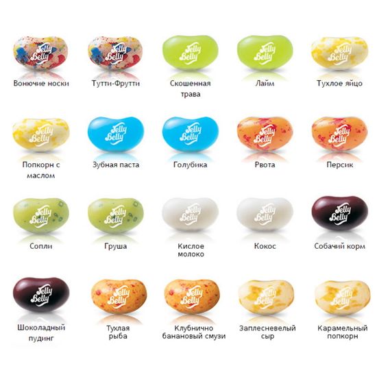 Конфеты Джелли Белли Бин Базлд, Jelly Belly Bean Boozled 6-я серия, 45 г (пакет)
