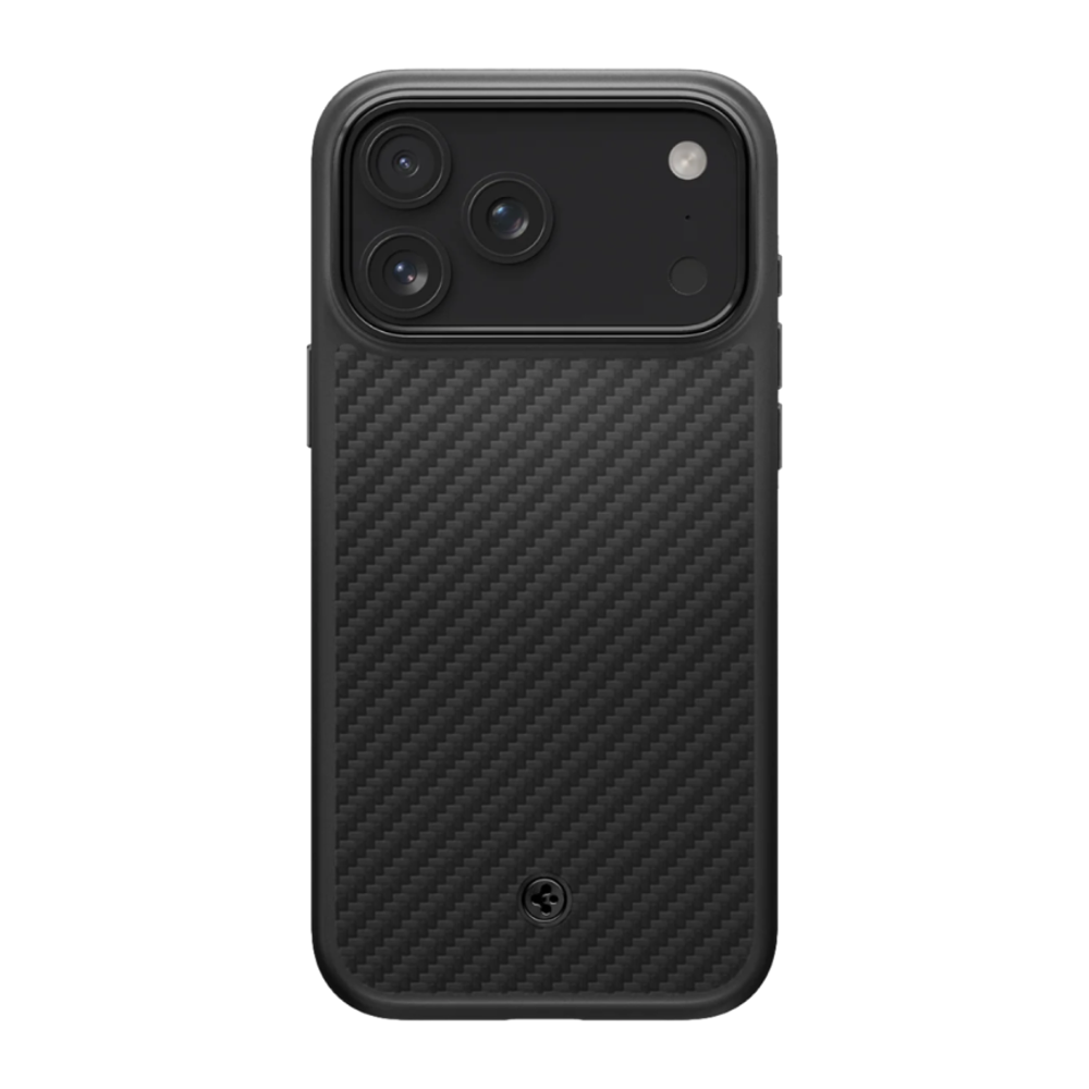 Арамидный чехол MagSafe Spigen Enzo Aramid T (Mag Fit) для iPhone 17 Pro Тонкий укреплённый гибридный чехол из арамидного волокна Aerocore с сенсорной накладкой для Контроллера камеры