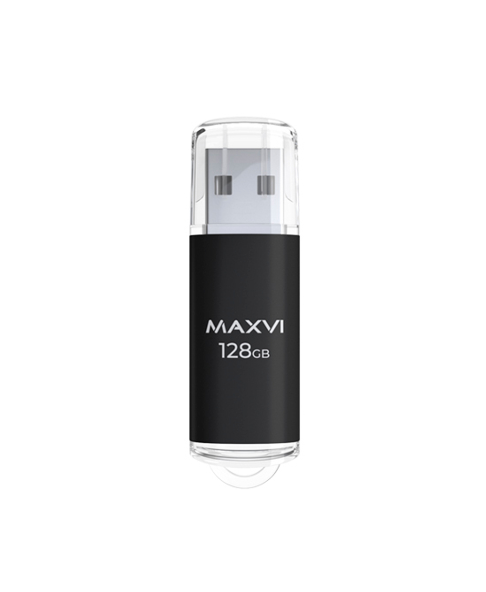 Карта памяти Maxvi USB MP 128GB black (FD128GBUSB20C10MP)