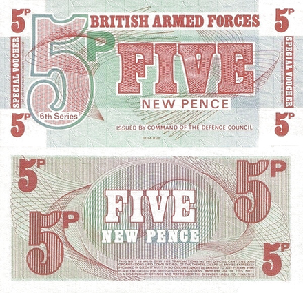 Великобритания 5 новых пенсов 1972 С улицы, Лондон UNC