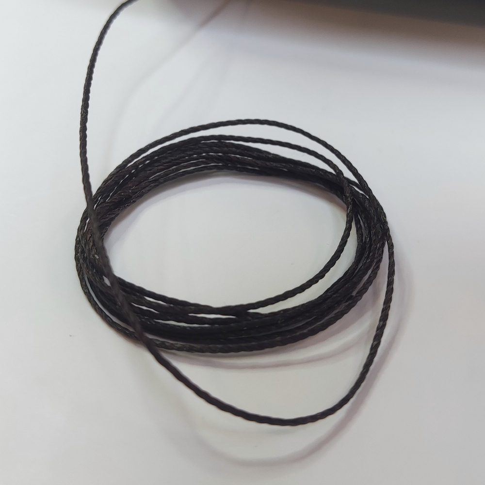 Нитки вощеные коричневые