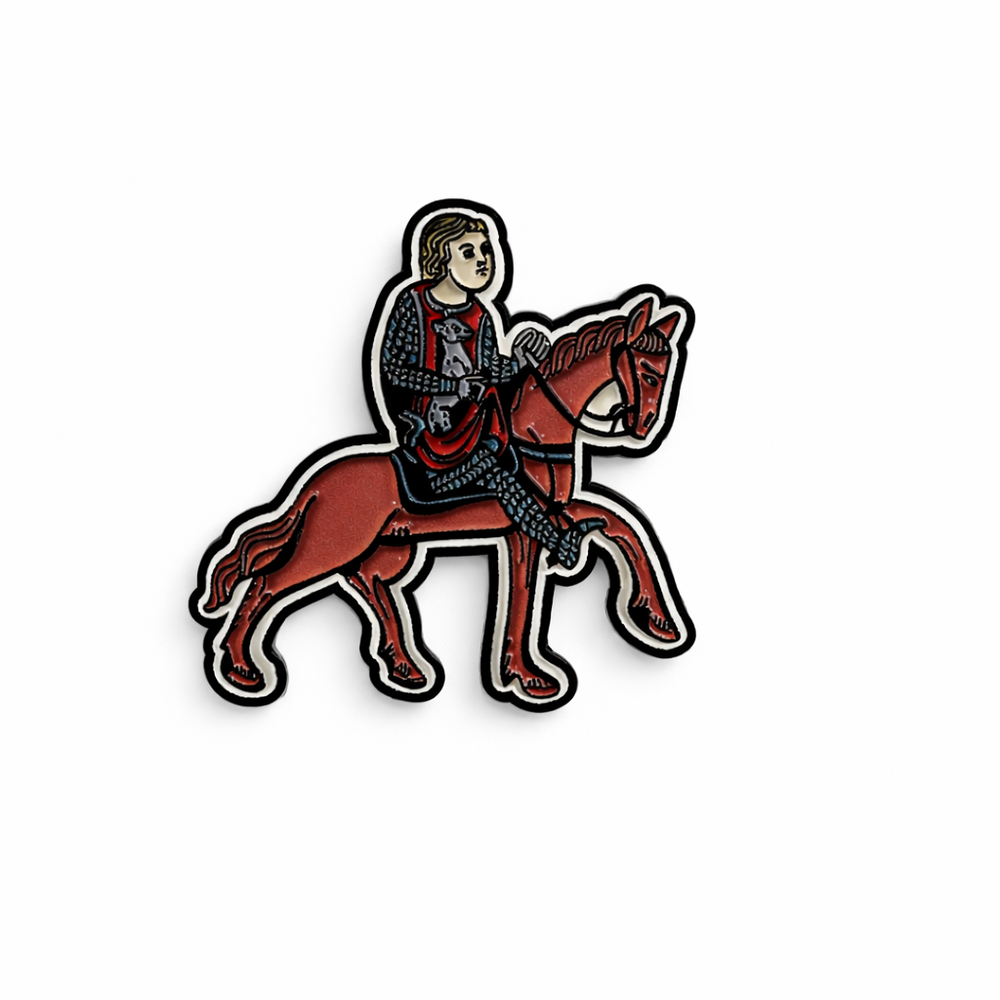 Металлический значок "Рыцарь"