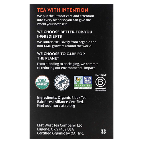 Choice Organic Teas, Black Tea, English Breakfast, 16 чайных пакетиков, 32 г (1,12 унции)