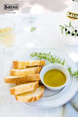 Оливковое масло BASSO Non Filtrato (нефильтрованное) Extra Virgin 1 литр Италия