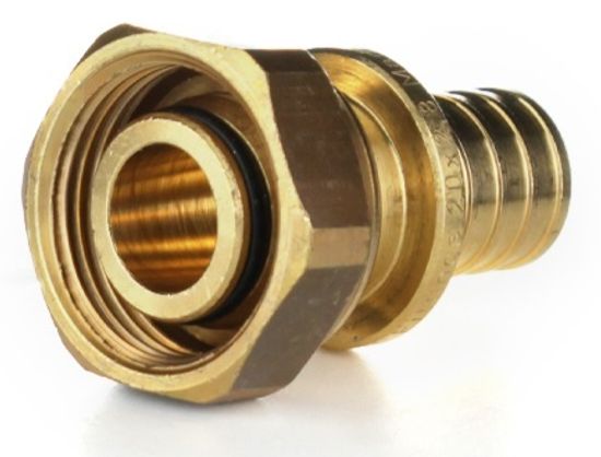 Переходник Elsen 16x3/4" «Евроконус» с накидной гайкой латунь (EFA13.16-34BEK)