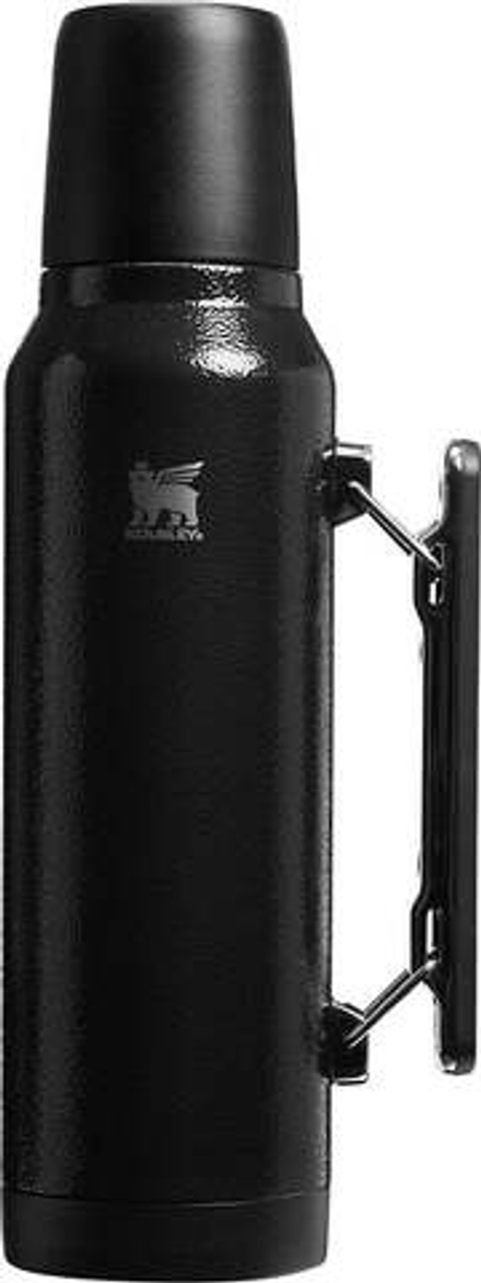 Термос Stanley, New Legendary Classic Hammertone Black, 1,4 л, нержавеющая сталь, чёрный