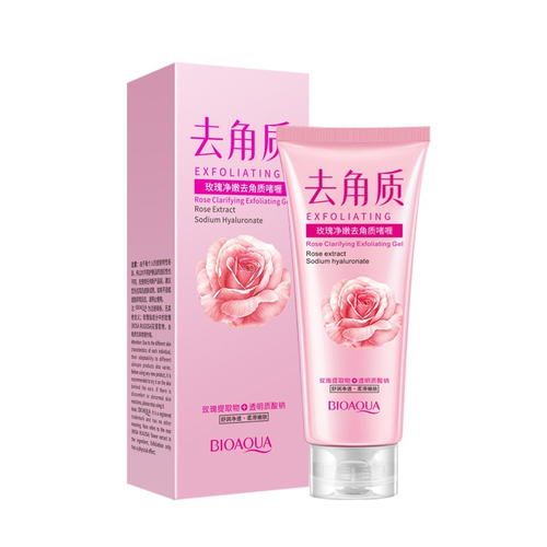 BIOAQUA Отшелушивающий гель с экстрактом розы