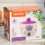 Сахарница 300мл с ложкой "Эдем" тм Appetite