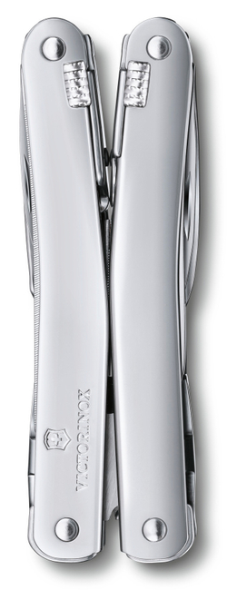 Мультитул Victorinox SwissTool Spirit X, 105 мм, 26 функций, кожаный чехол