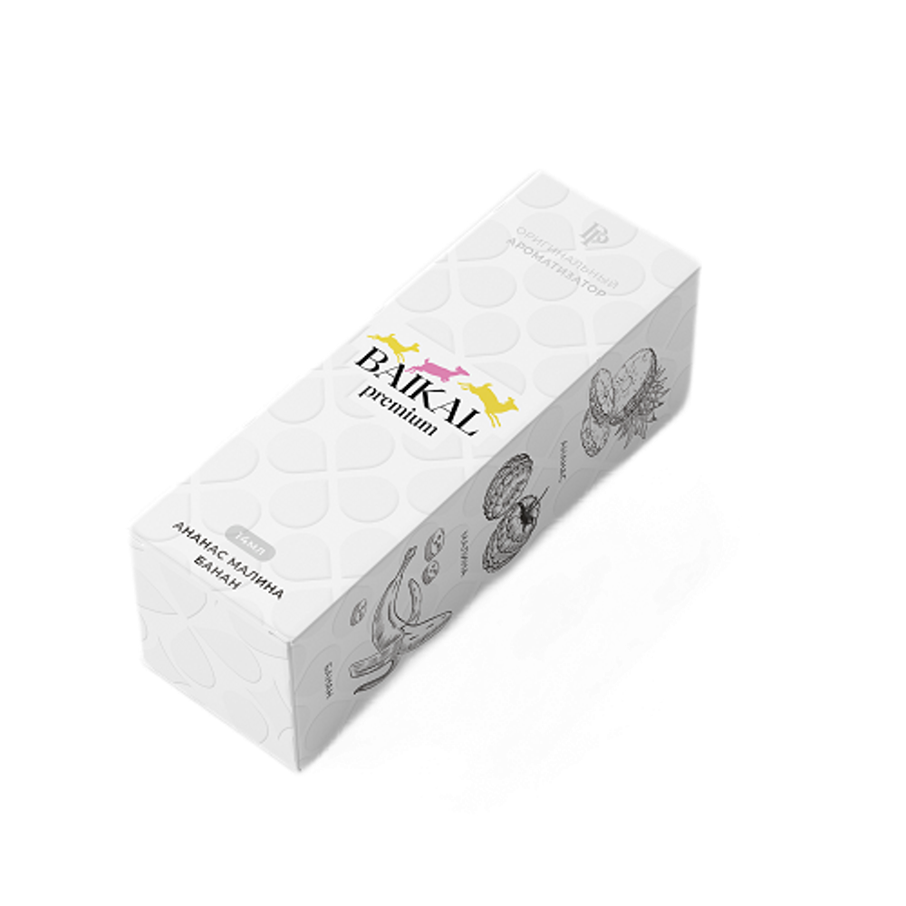 Ароматизатор BAIKAL Ананас, малина, банан