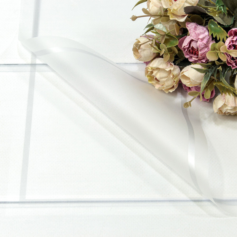 Пленка В листах 20 шт 57 х 57 см с цветной рамкой (Серебряный)