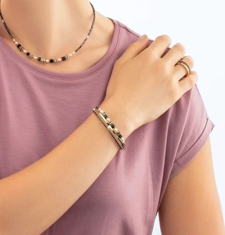 Кольцо Coeur de Lion Black-Gold 0136/40-1316 58