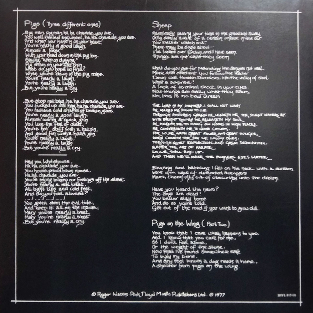 Pink Floyd / Animals (LP)
