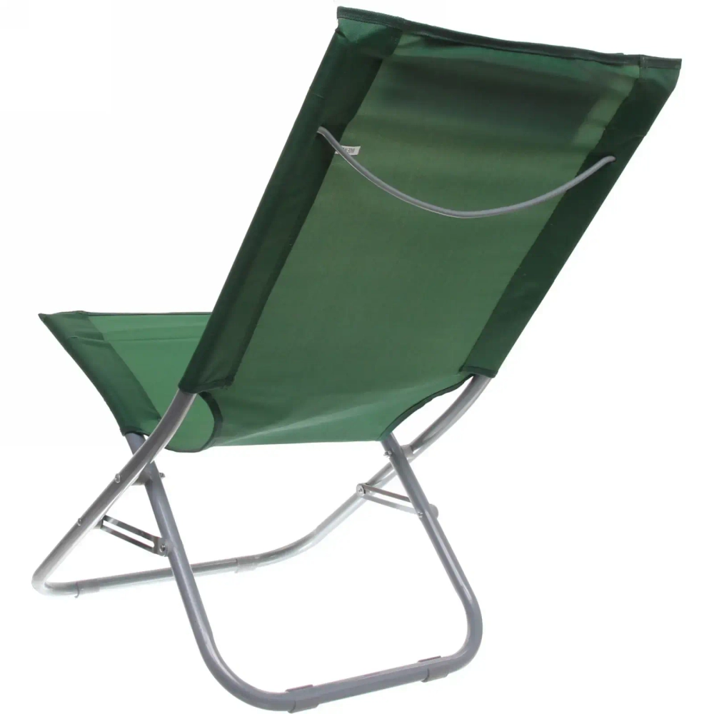 Шезлонг 47*80см «Мальта» с подголовником, зеленый ДоброСад