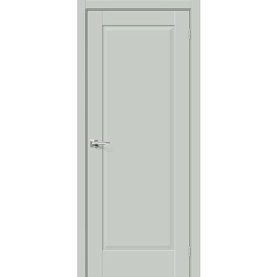 Межкомнатная дверь экошпон Прима-10 Grey Matt глухая
