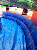 Коммерческий надувной водный батут с бассейном «Домик у моря» 10*7*5 м